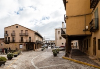 Acceso a la Plaza Mayor
