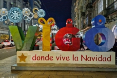 Luces de la Navidad en Vigo